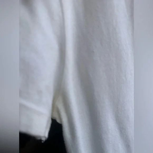 VINTAGE Jean Paul Gaultier White Tee with Red sequined Graphic - Picture 5 of 6